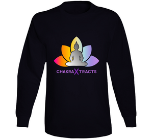 Chakra Xtracts Black Long Sleeve T Shirt - Chakra Xtracts